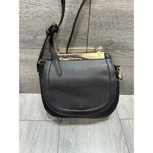 Alfani Mini Binding Bracelet Handle crossbody Black Bag